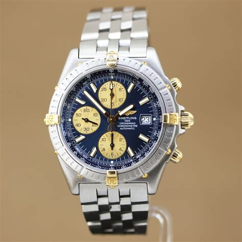 breitling zilver goud|Breitling heren.